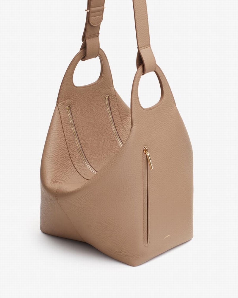 Borse A Tracolla Donna Cuyana Paloma Khaki | ONV1067JV