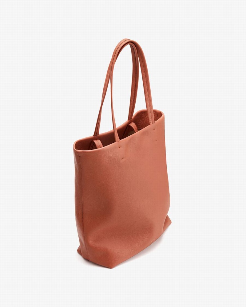 Borse Tote Donna Cuyana Alti Easy Rosse Marroni | ETJ1995TX