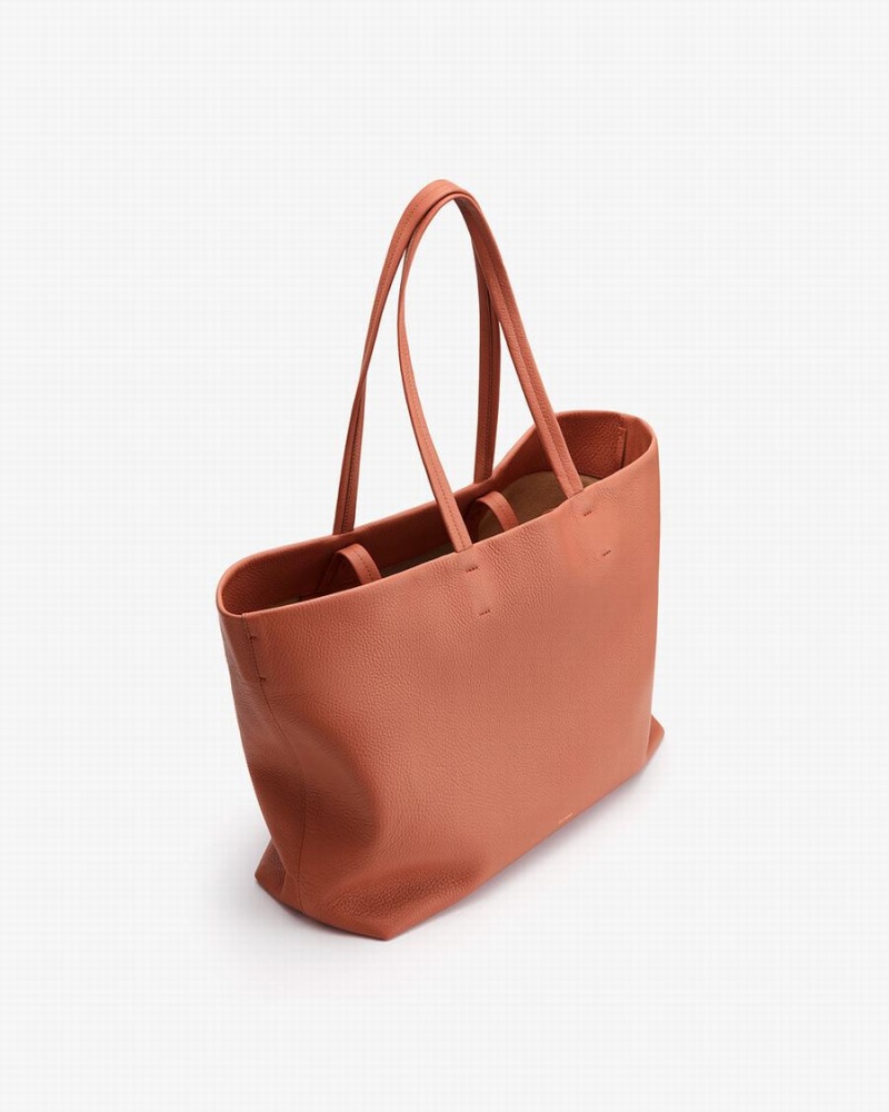 Borse Tote Donna Cuyana Classiche Easy Rosse Marroni | CLI9441DJ