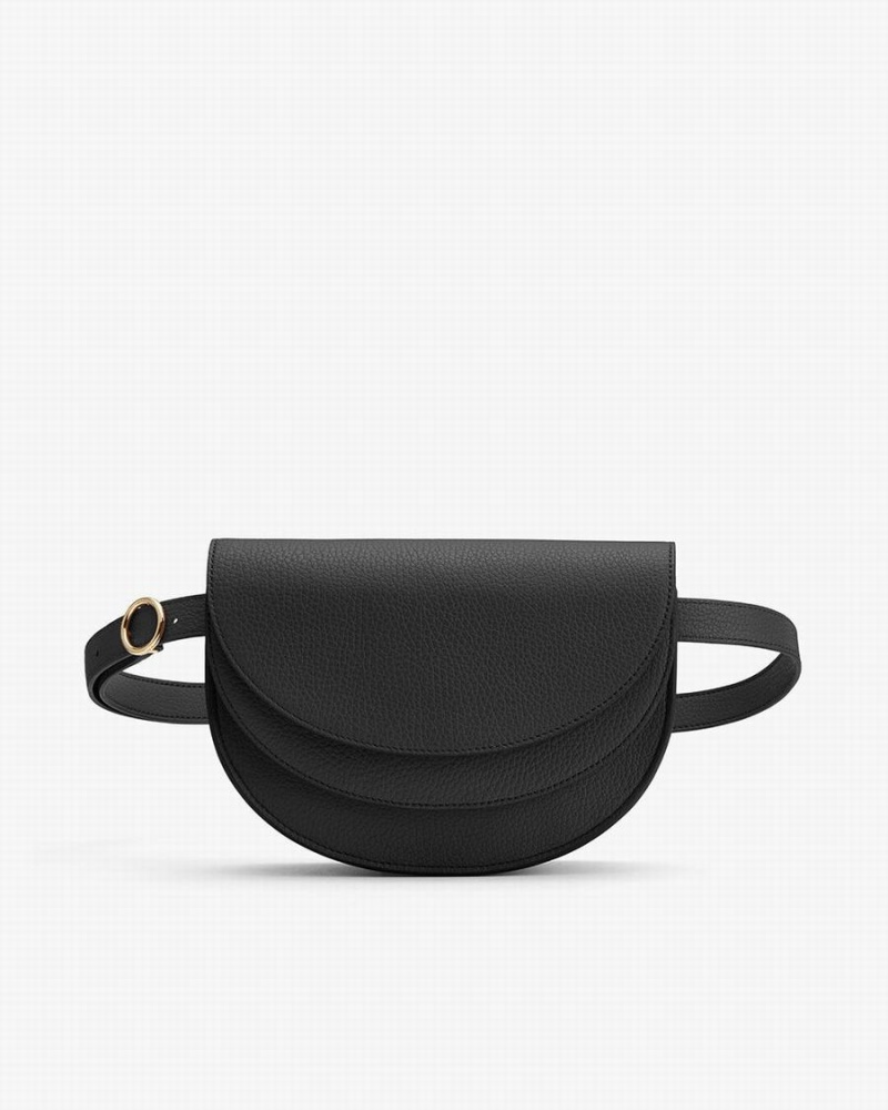 Marsupio Donna Cuyana Double Moon Nere | EKH6834JW