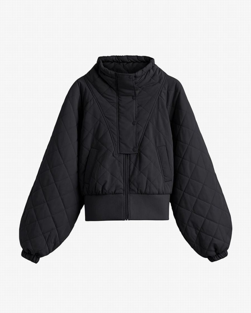 Piumini Donna Cuyana Balloon Sleeve Light Puffer Nere | ZVV7715PT