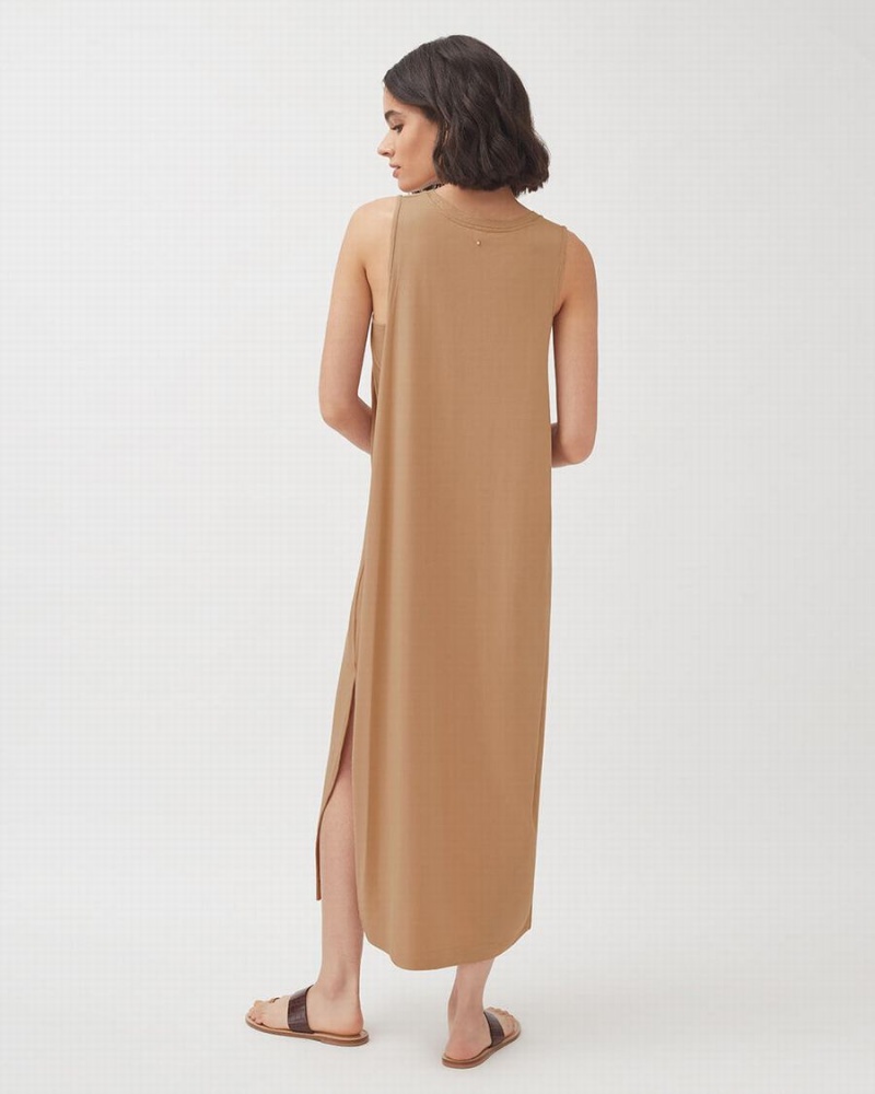 Vestito Donna Cuyana Drape-Back Marroni | MLK63HX